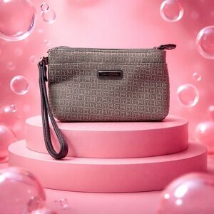 Tommy Hilfiger Elegant Gray Wristlet